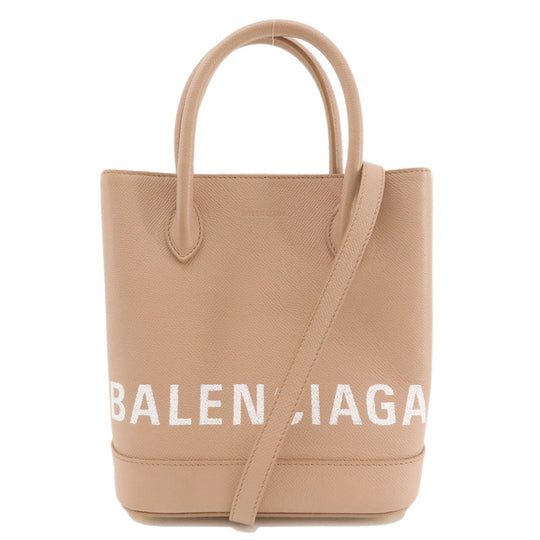 BALENCIAGA Handbag 569856 leather pink Ville XXS 2WAY Women Used Authentic