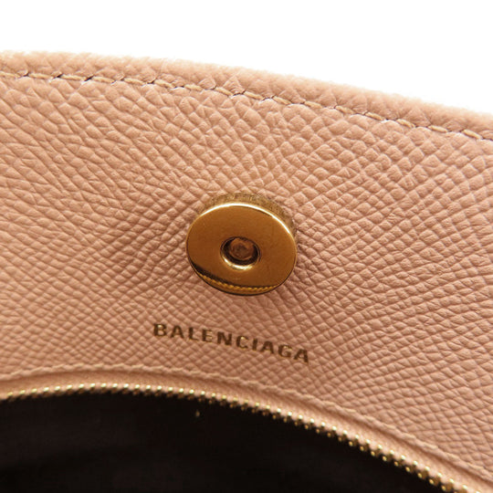 BALENCIAGA Handbag 569856 leather pink Ville XXS 2WAY Women Used Authentic