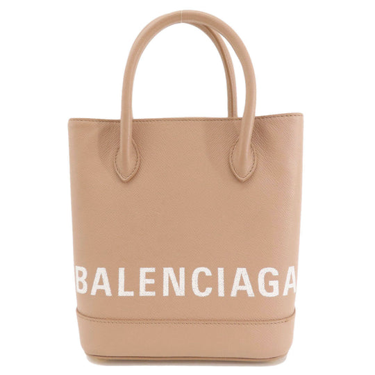 BALENCIAGA Handbag 569856 leather pink Ville XXS 2WAY Women Used Authentic