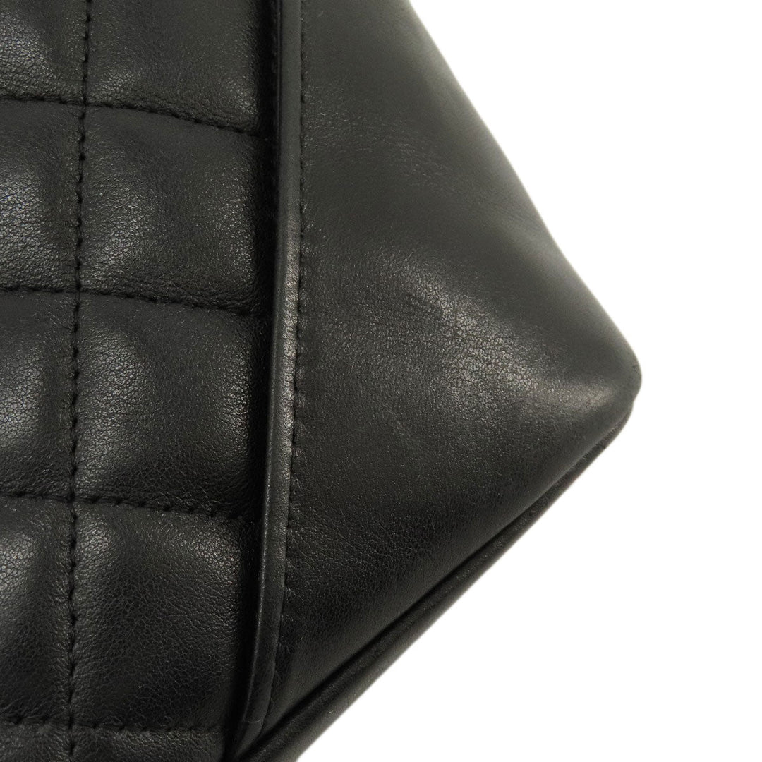 CHANEL Handbag A25166 Calfskin black Cambon Line Small SilverMetal