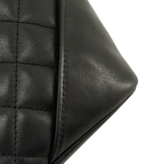 CHANEL Handbag A25166 Calfskin black Cambon Line Small SilverMetal