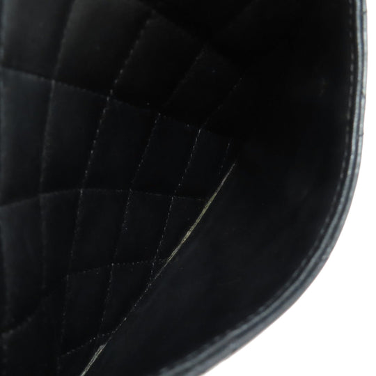 CHANEL Tote Bag Calfskin black Cambon Line SilverMetal