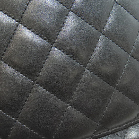 CHANEL Tote Bag Calfskin black Cambon Line SilverMetal