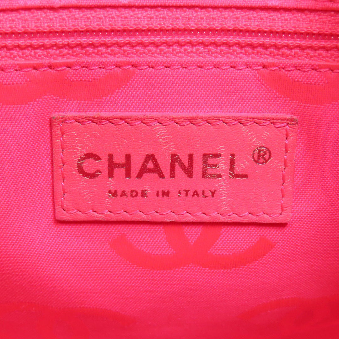 CHANEL Tote Bag Calfskin black Cambon Line SilverMetal