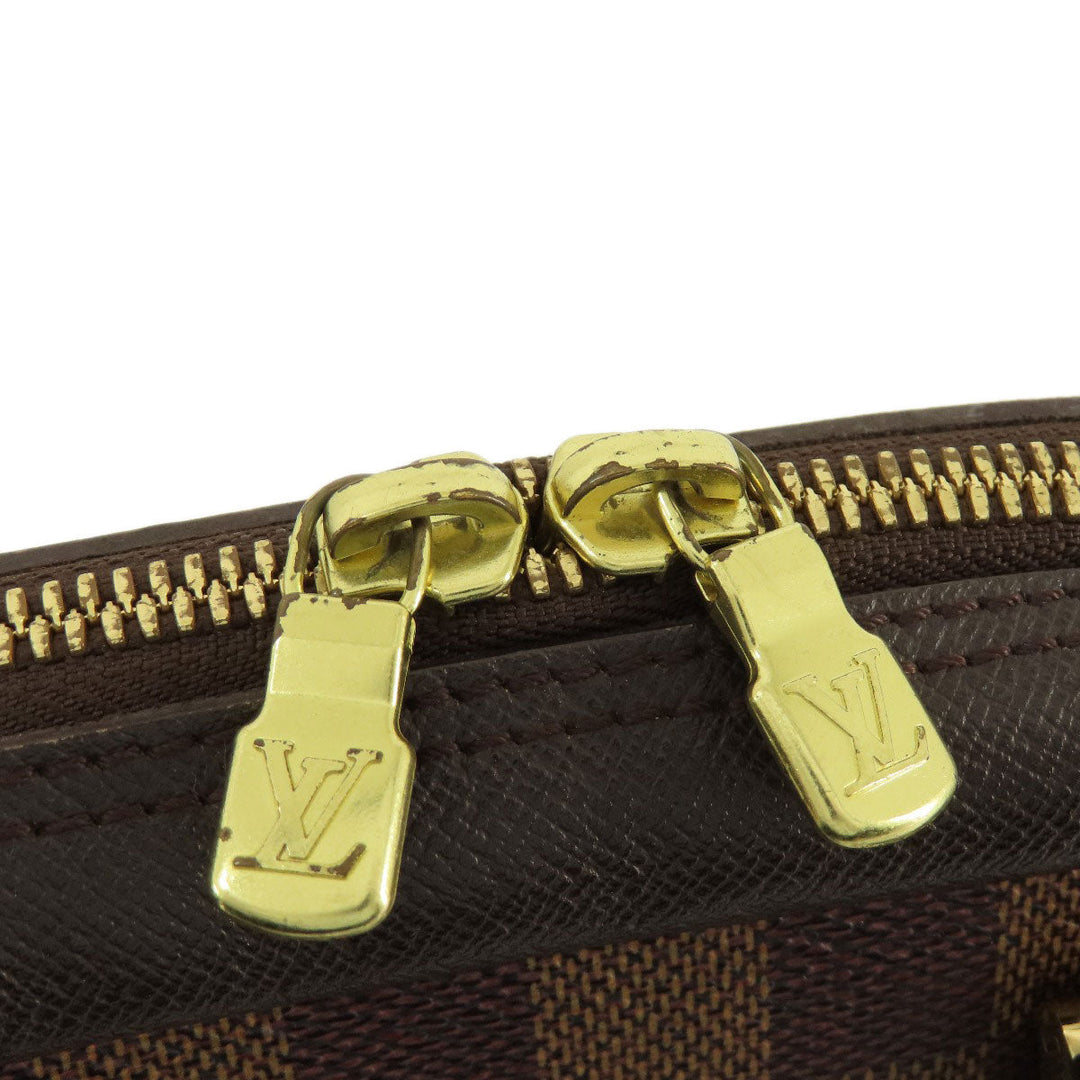 LOUIS VUITTON Handbag N51150 Damier canvas Brown Brera Damier Ebene Women Used Authentic