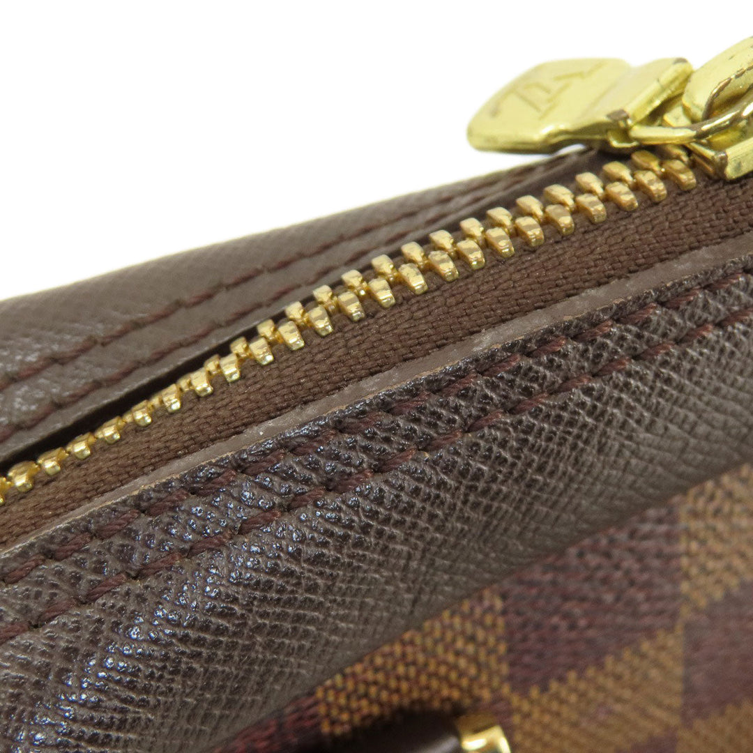 LOUIS VUITTON Handbag N51150 Damier canvas Brown Brera Damier Ebene Women Used Authentic