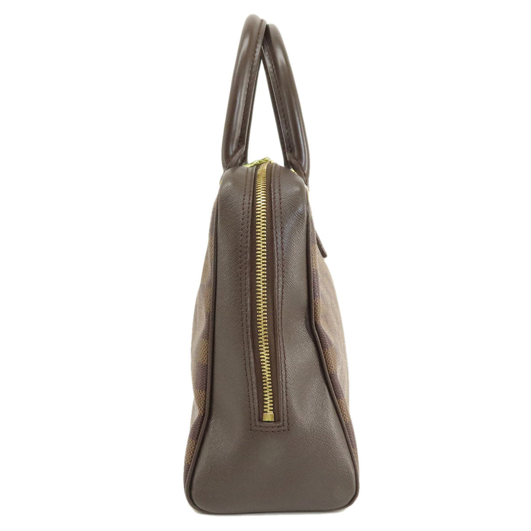 LOUIS VUITTON Handbag N51150 Damier canvas Brown Brera Damier Ebene Women Used Authentic