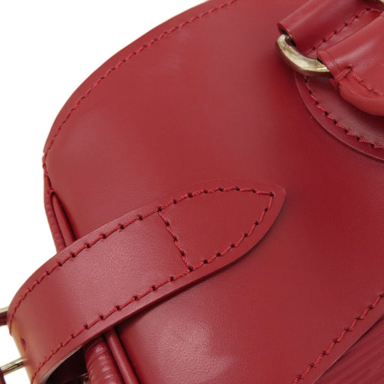 LOUIS VUITTON Tote Bag M5926E Monogram canvas Red Passy PM Women Used Authentic