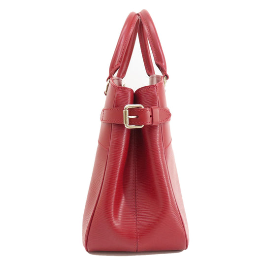 LOUIS VUITTON Tote Bag M5926E Monogram canvas Red Passy PM Women Used Authentic