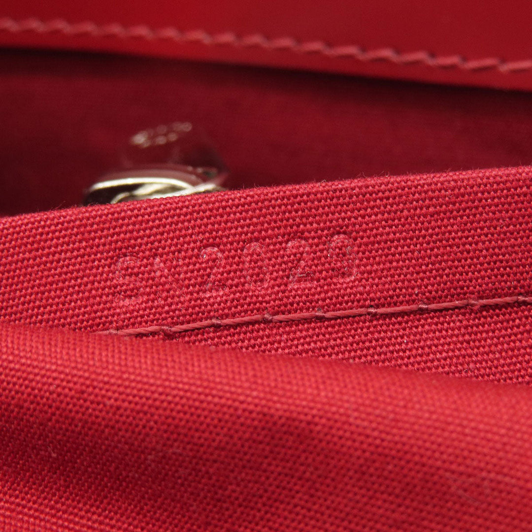 LOUIS VUITTON Tote Bag M5926E Monogram canvas Red Passy PM Women Used Authentic