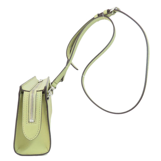 MICHAEL KORS Shoulder Bag PVC green logoMetal Long Shoulder Women Used Authentic