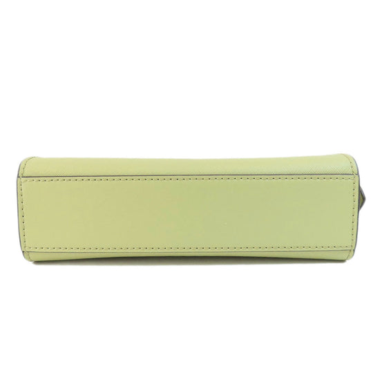 MICHAEL KORS Shoulder Bag PVC green logoMetal Long Shoulder Women Used Authentic