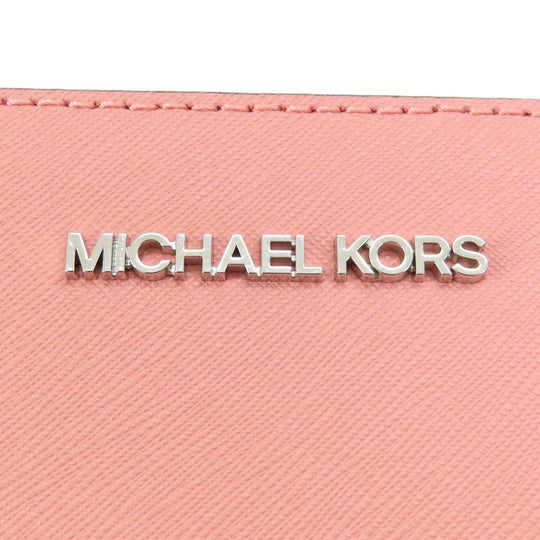 MICHAEL KORS Shoulder Bag PVC pink logo Women Used Authentic
