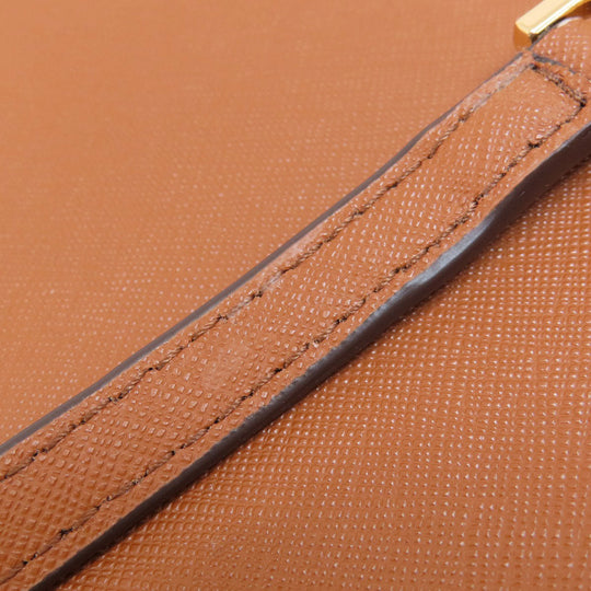MICHAEL KORS Shoulder Bag PVC Brown logo Women Used Authentic