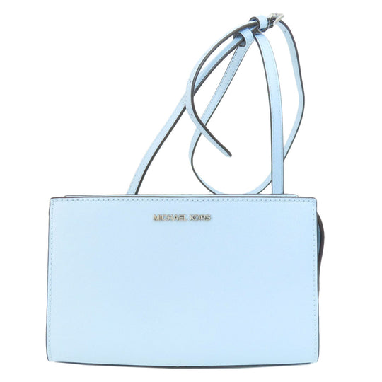 MICHAEL KORS Shoulder Bag PVC blue logoMetal Long Shoulder Women Used Authentic