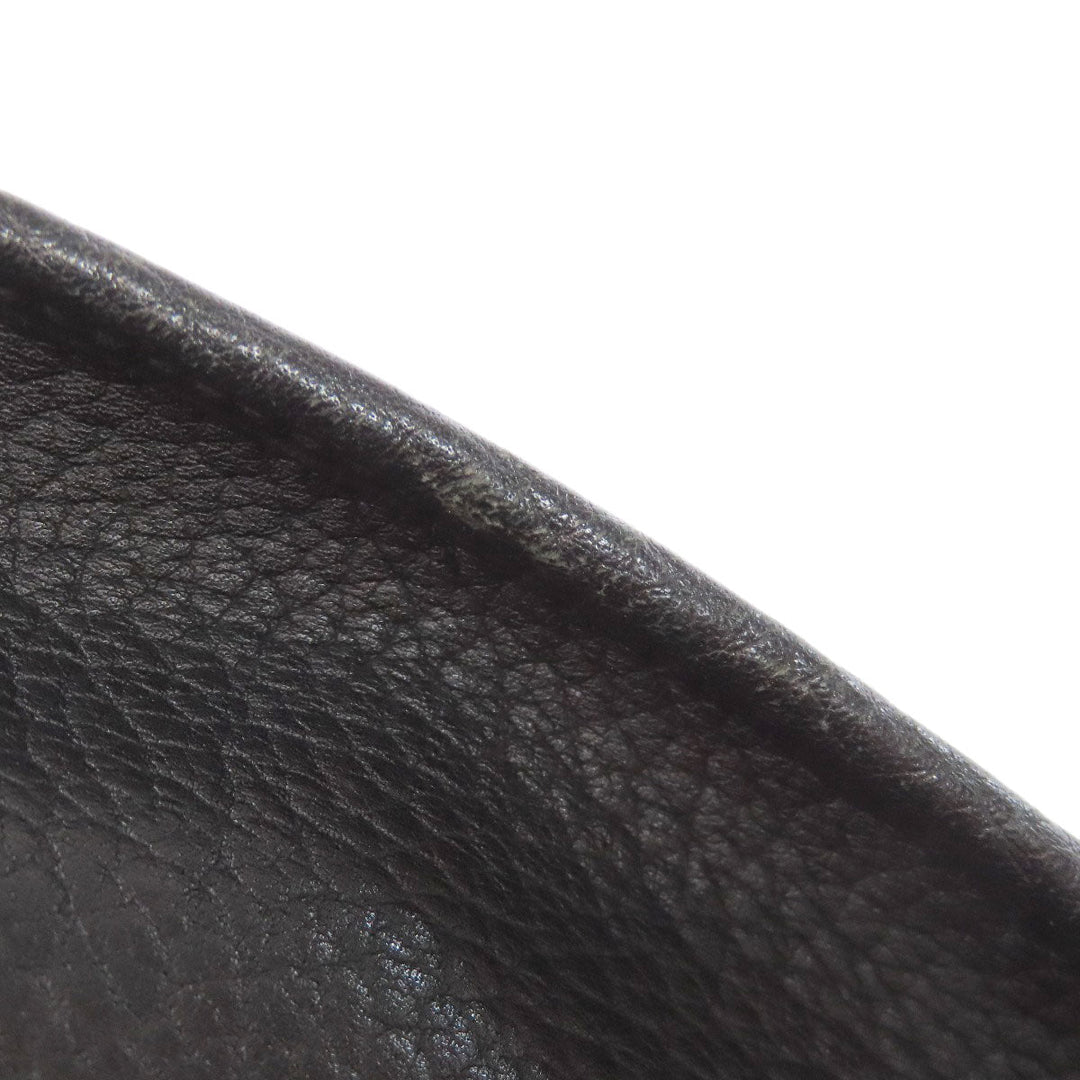 HERMES Shoulder Bag Ardenne black Evelyn GM Gold Metal Women Used Authentic