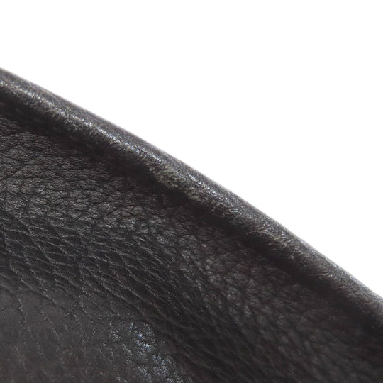 HERMES Shoulder Bag Ardenne black Evelyn GM Gold Metal Women Used Authentic