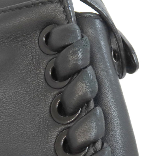 FENDI Handbag leather black Peekaboo Mini 2WAY
