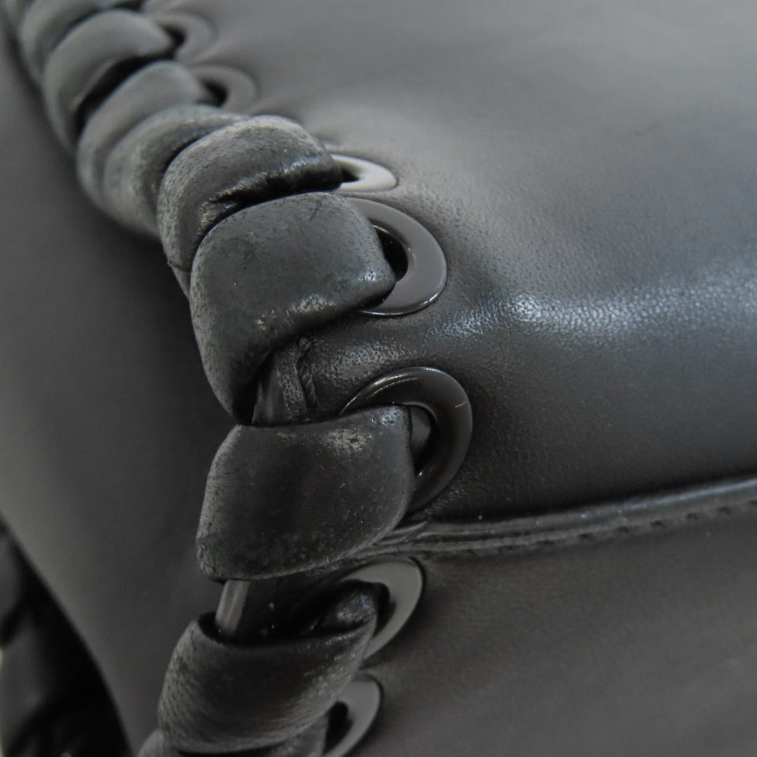 FENDI Handbag leather black Peekaboo Mini 2WAY