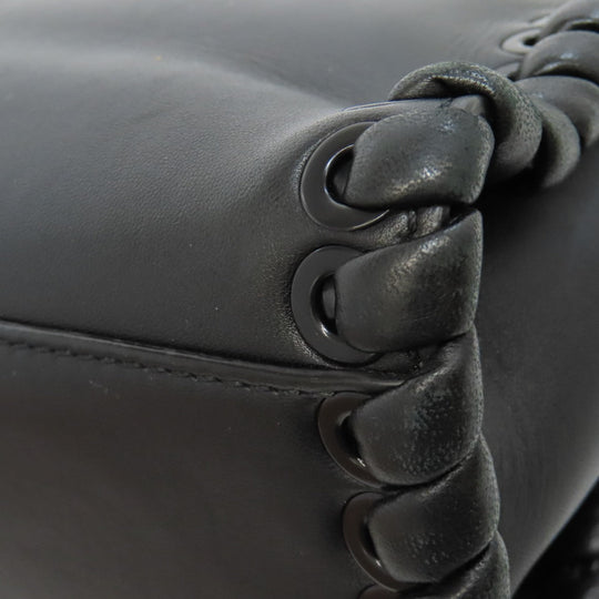 FENDI Handbag leather black Peekaboo Mini 2WAY