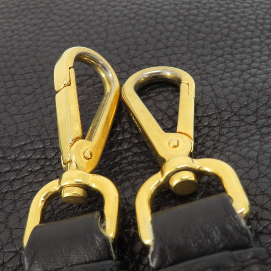 PRADA Handbag BN1713 leather black 2WAY