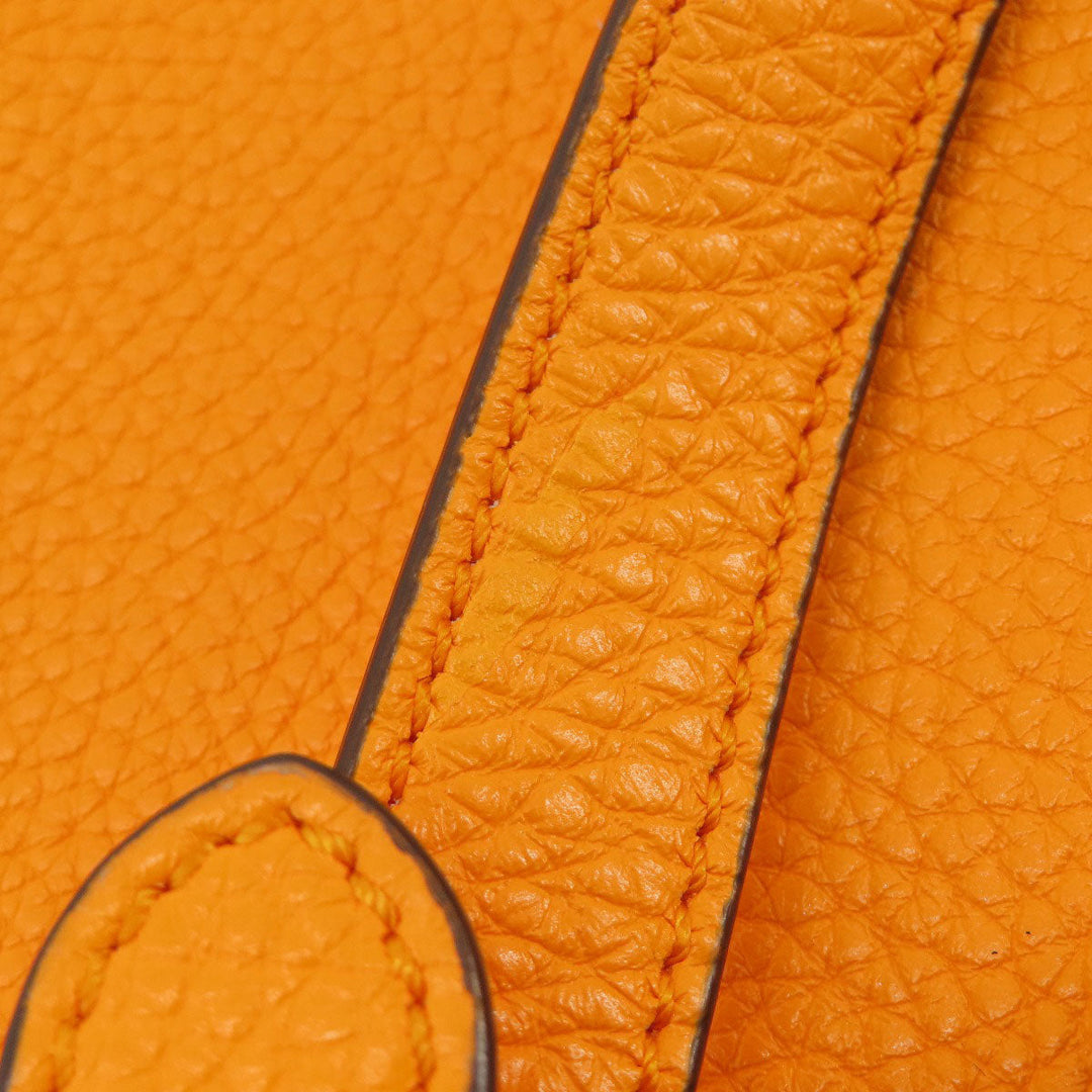 FENDI Handbag Calfskin Orange Peekaboo Celeria 2WAY