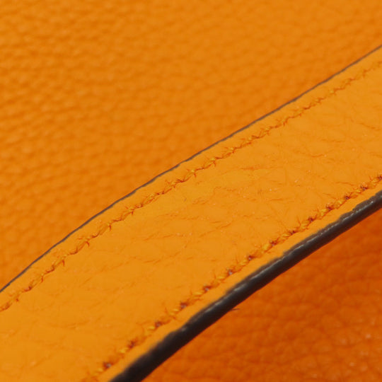 FENDI Handbag Calfskin Orange Peekaboo Celeria 2WAY