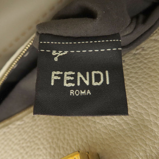 FENDI Handbag Calfskin Orange Peekaboo Celeria 2WAY