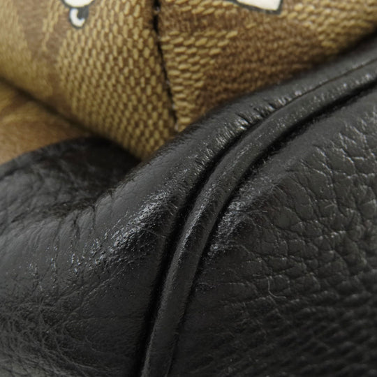 COACH Sling bag 5840 PVC Brown Peanuts collaboration Women Used Authentic