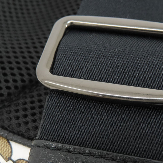 COACH Sling bag 5840 PVC Brown Peanuts collaboration Women Used Authentic