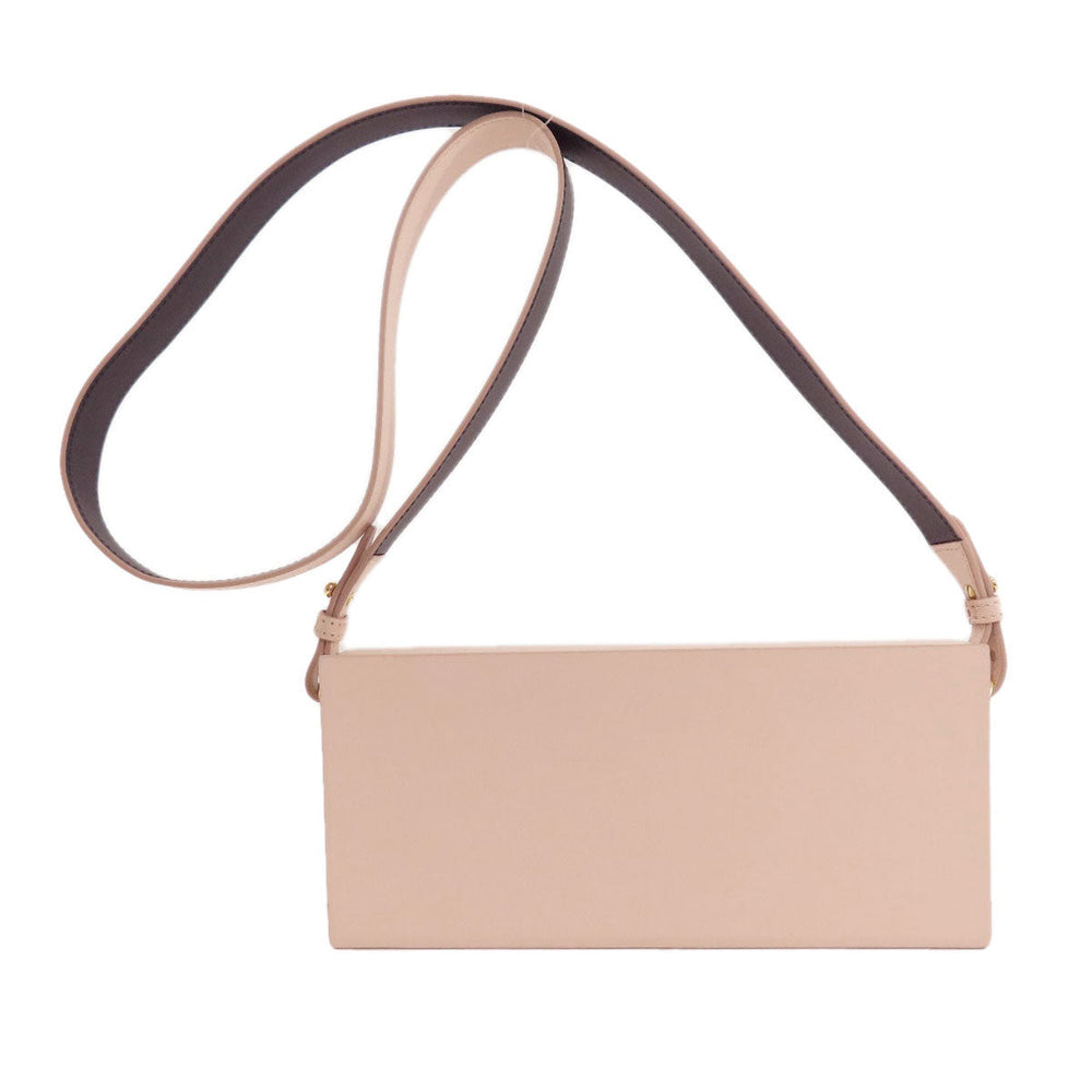 FENDI Shoulder Bag Calfskin pink logo BoxShoulder Women Used Authentic