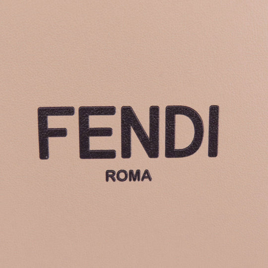 FENDI Shoulder Bag Calfskin pink logo BoxShoulder Women Used Authentic