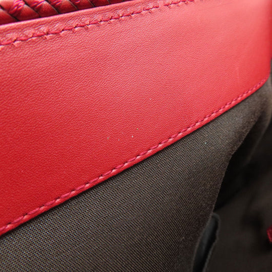 GUCCI Tote Bag 336660 leather Red outlet Women Used Authentic