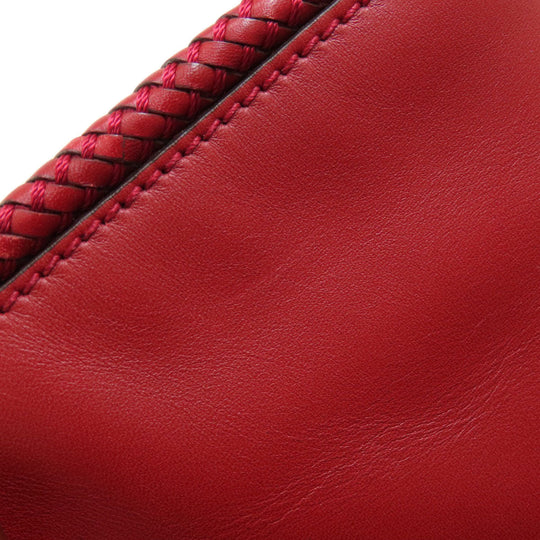 GUCCI Tote Bag 336660 leather Red outlet Women Used Authentic