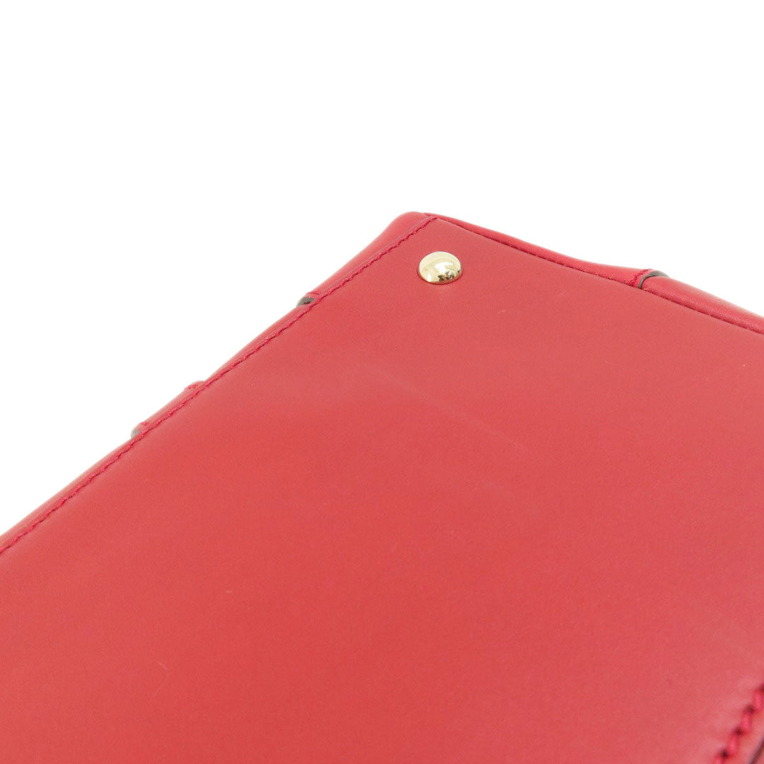 GUCCI Tote Bag 336660 leather Red outlet Women Used Authentic