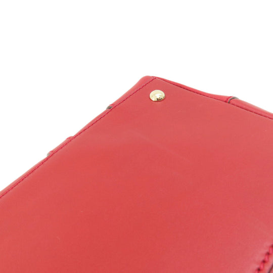 GUCCI Tote Bag 336660 leather Red outlet Women Used Authentic