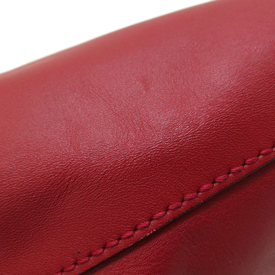 GUCCI Tote Bag 336660 leather Red outlet Women Used Authentic