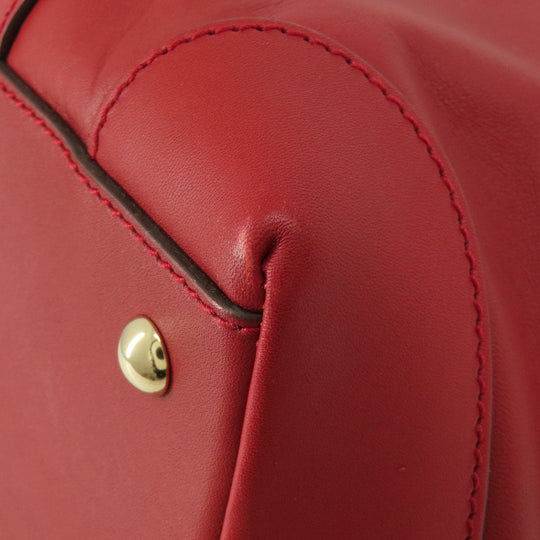 GUCCI Tote Bag 336660 leather Red outlet Women Used Authentic