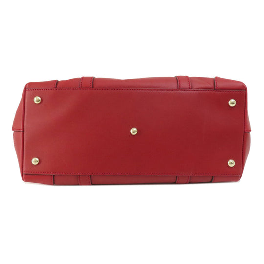 GUCCI Tote Bag 336660 leather Red outlet Women Used Authentic