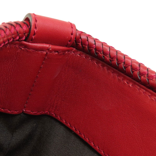 GUCCI Tote Bag 336660 leather Red outlet Women Used Authentic