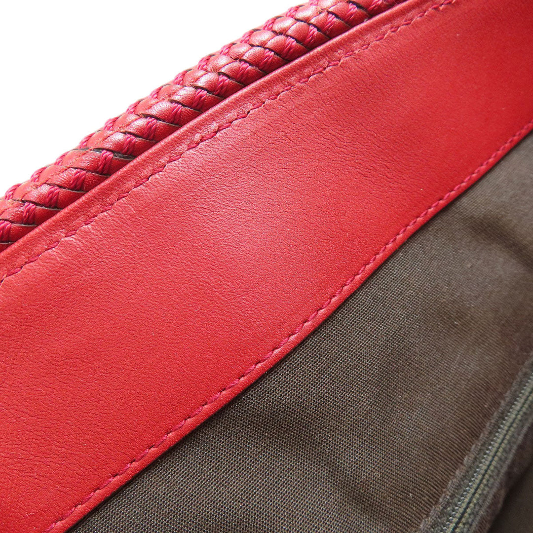 GUCCI Tote Bag 336660 leather Red outlet Women Used Authentic