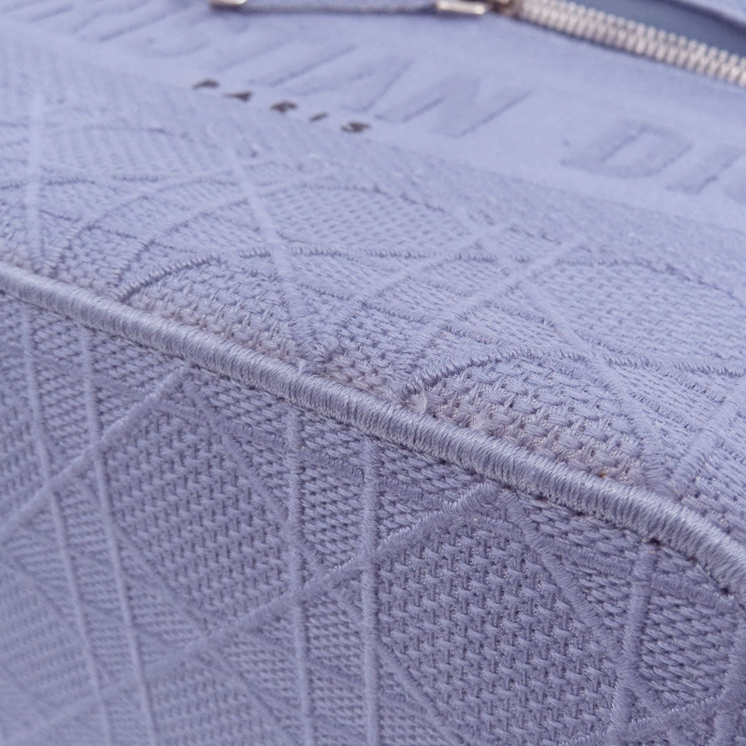 Christian Dior Handbag canvas Light purple Lady Dee Light Vanity Women Used Authentic