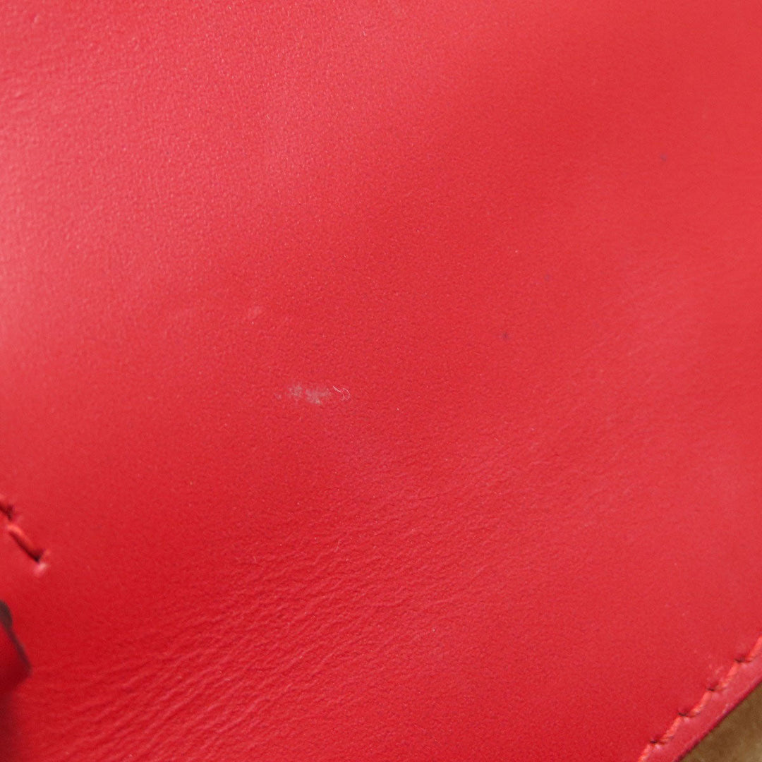 GUCCI Handbag 4720270 Calfskin Red Sylvie 2WAY Women Used Authentic