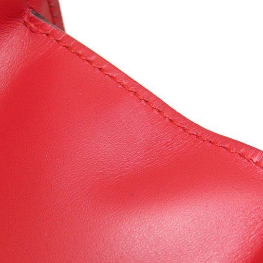 GUCCI Handbag 4720270 Calfskin Red Sylvie 2WAY Women Used Authentic