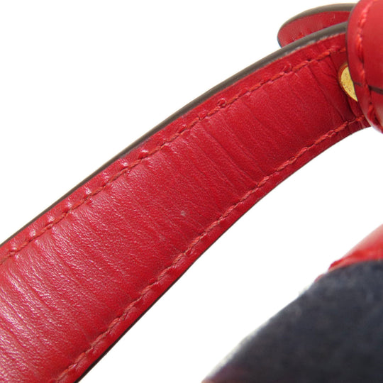 GUCCI Handbag 4720270 Calfskin Red Sylvie 2WAY Women Used Authentic