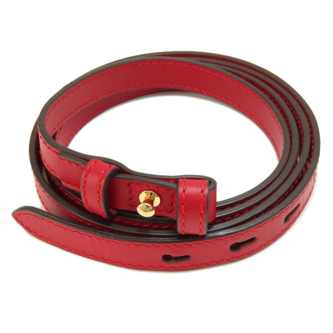 GUCCI Handbag 4720270 Calfskin Red Sylvie 2WAY Women Used Authentic