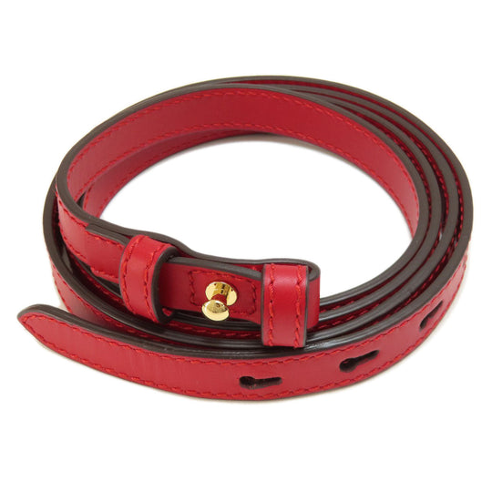 GUCCI Handbag 4720270 Calfskin Red Sylvie 2WAY Women Used Authentic