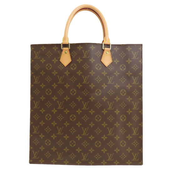 LOUIS VUITTON Tote Bag M51140 Monogram canvas Brown Sac Plat Monogram