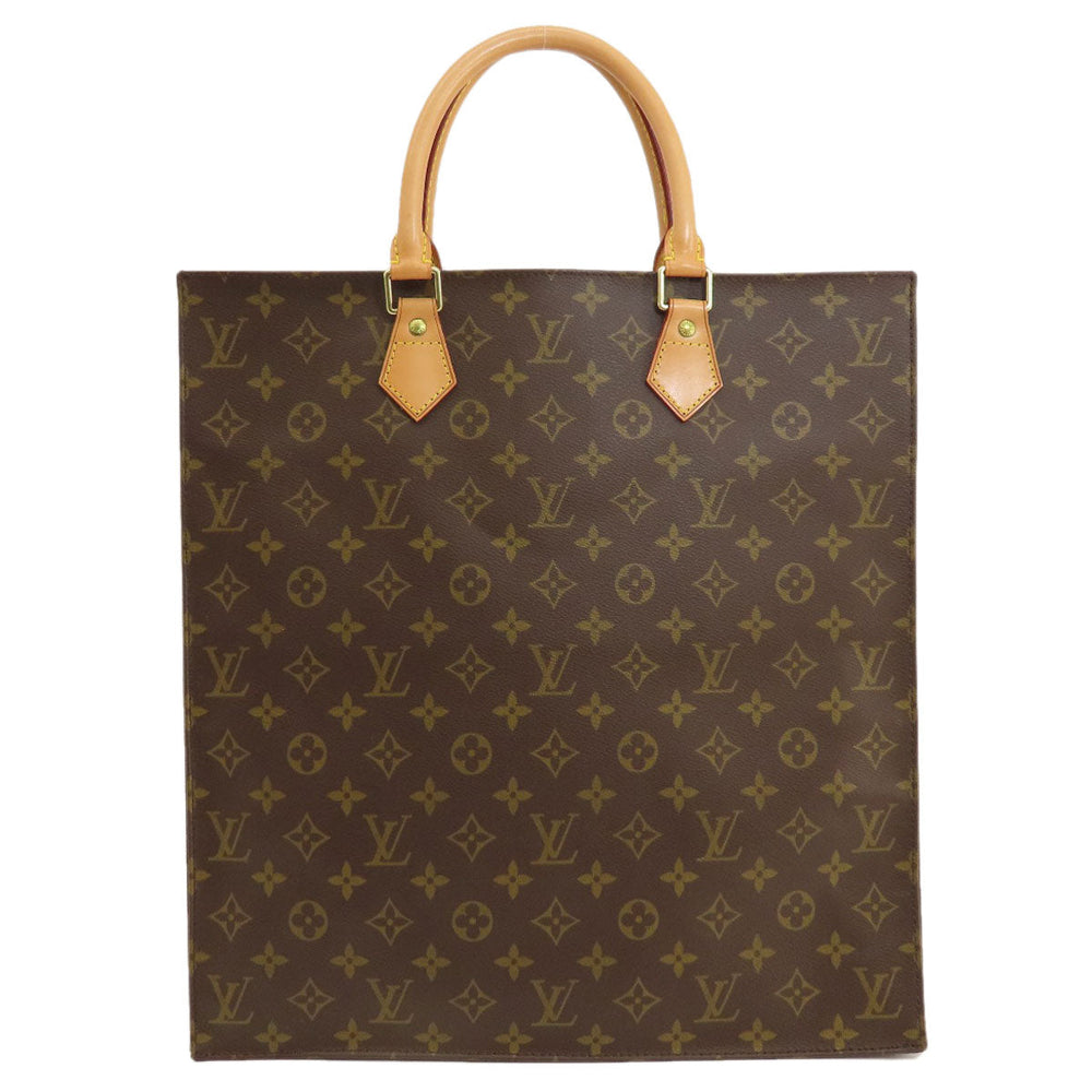 LOUIS VUITTON Tote Bag M51140 Monogram canvas Brown Sac Plat Monogram