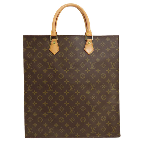 LOUIS VUITTON Tote Bag M51140 Monogram canvas Brown Sac Plat Monogram
